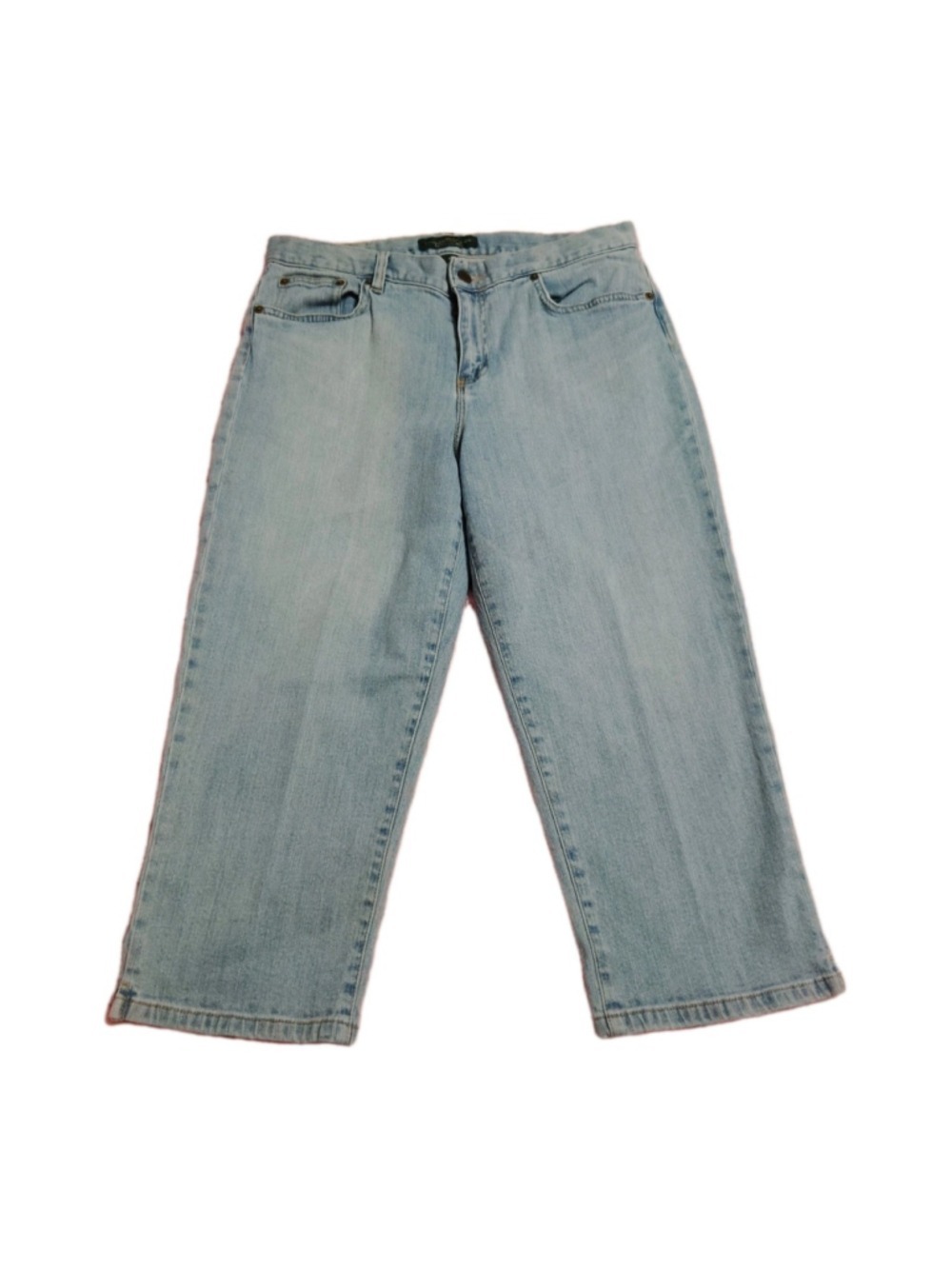 Lauren Ralph Lauren Women's Jeans Sz 10 Light Wash Straight Crop mom style